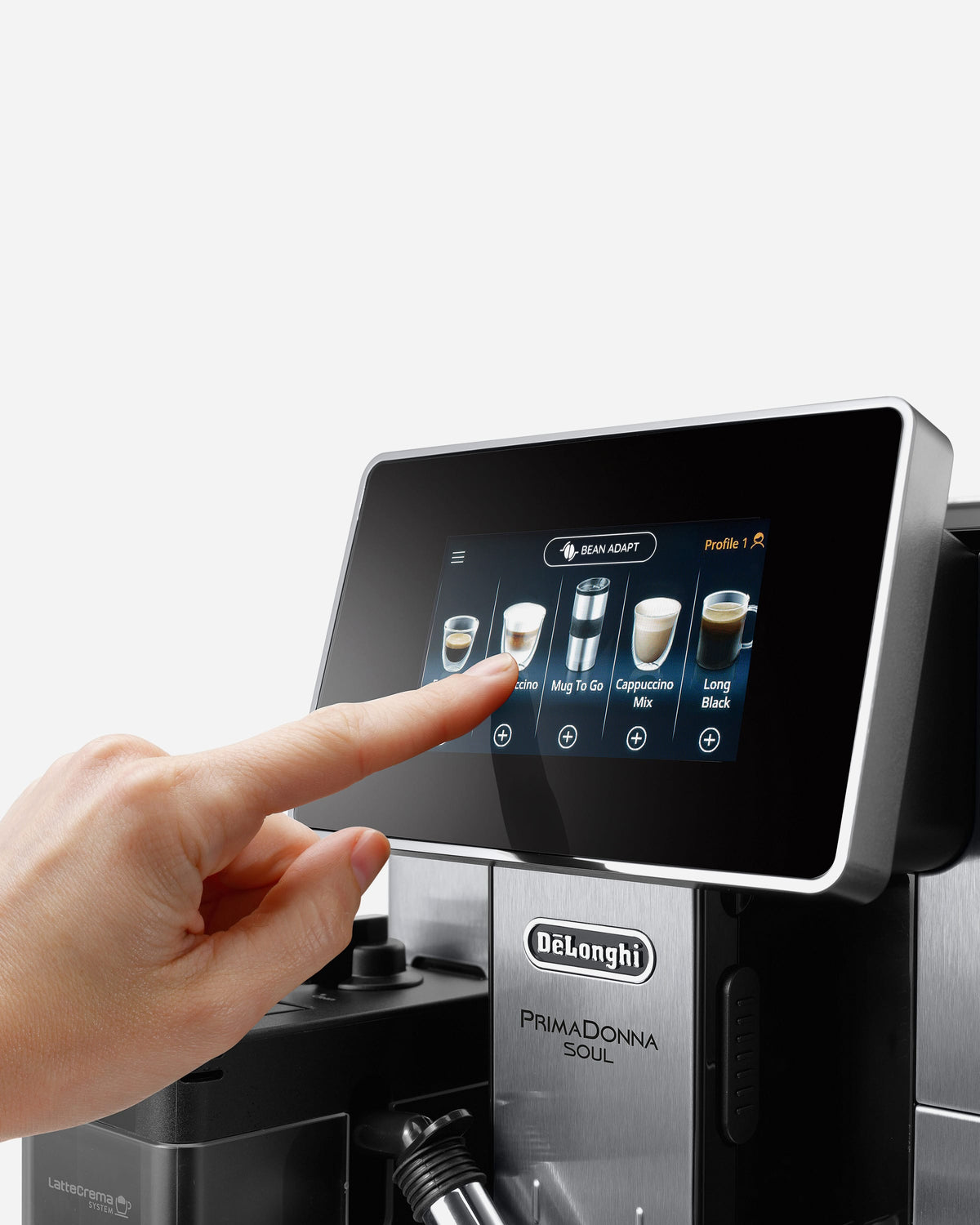 De'Longhi PrimaDonna Soul Bean-to-Cup Coffee Machine, 20+ Coffee Recipes – ECAM610.75.MB (ESMA Certified)