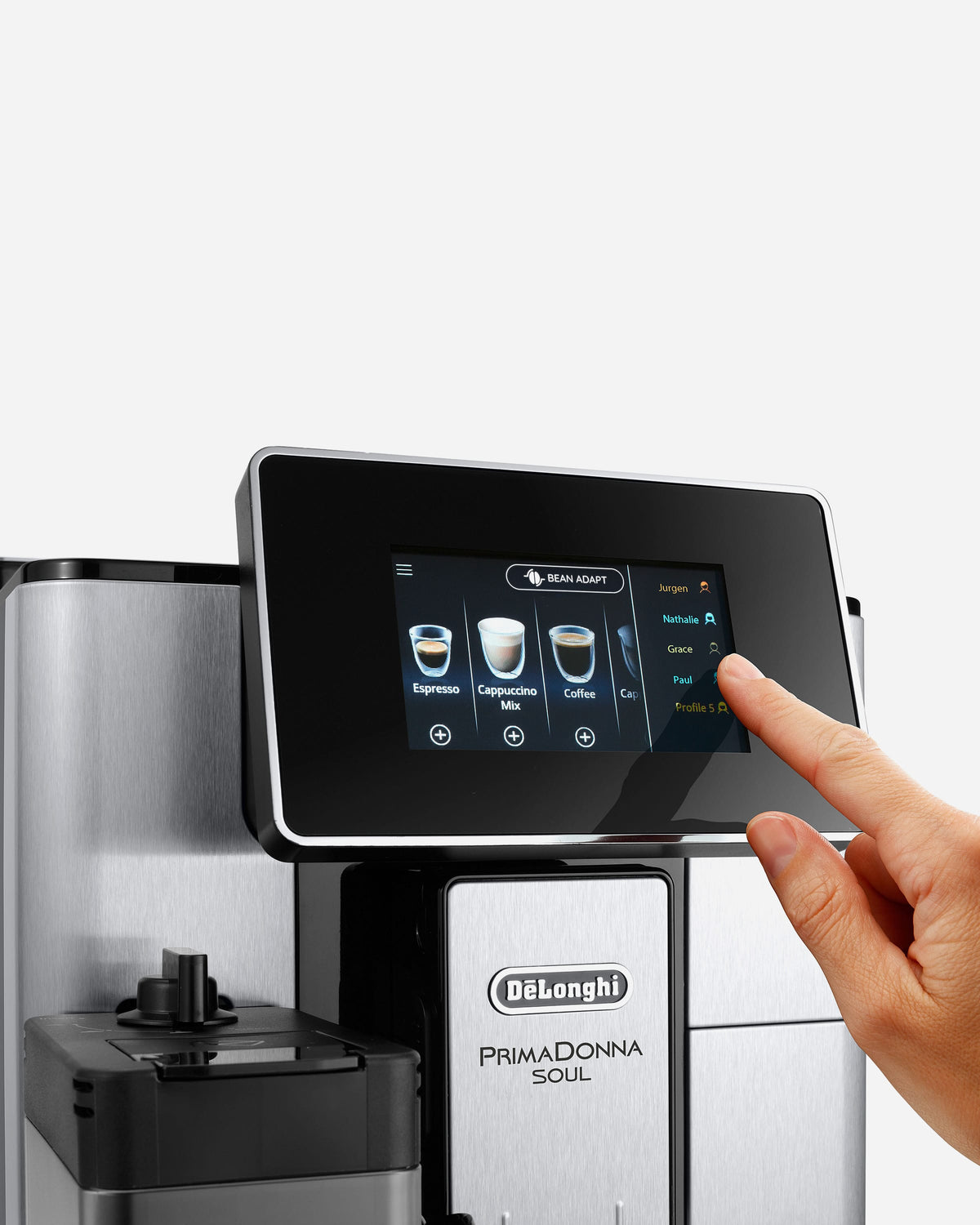 De'Longhi PrimaDonna Soul Bean-to-Cup Coffee Machine, 20+ Coffee Recipes – ECAM610.75.MB (ESMA Certified)