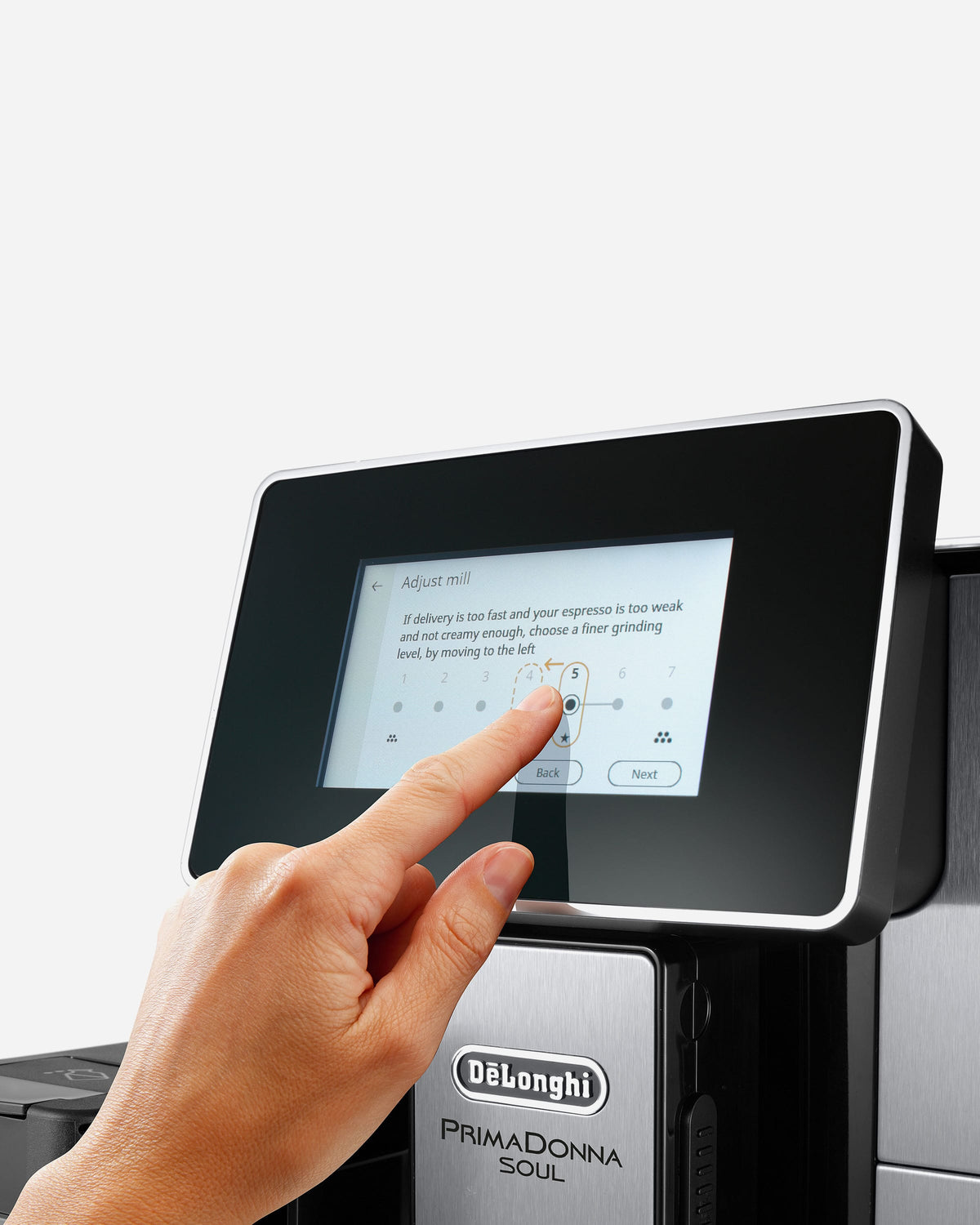 De'Longhi PrimaDonna Soul Bean-to-Cup Coffee Machine, 20+ Coffee Recipes – ECAM610.75.MB (ESMA Certified)
