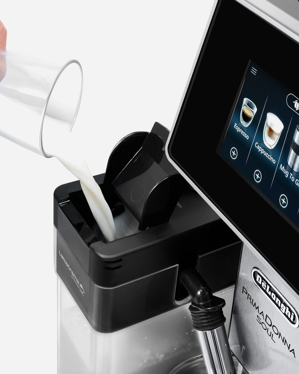 De'Longhi PrimaDonna Soul Bean-to-Cup Coffee Machine, 20+ Coffee Recipes – ECAM610.75.MB (ESMA Certified)