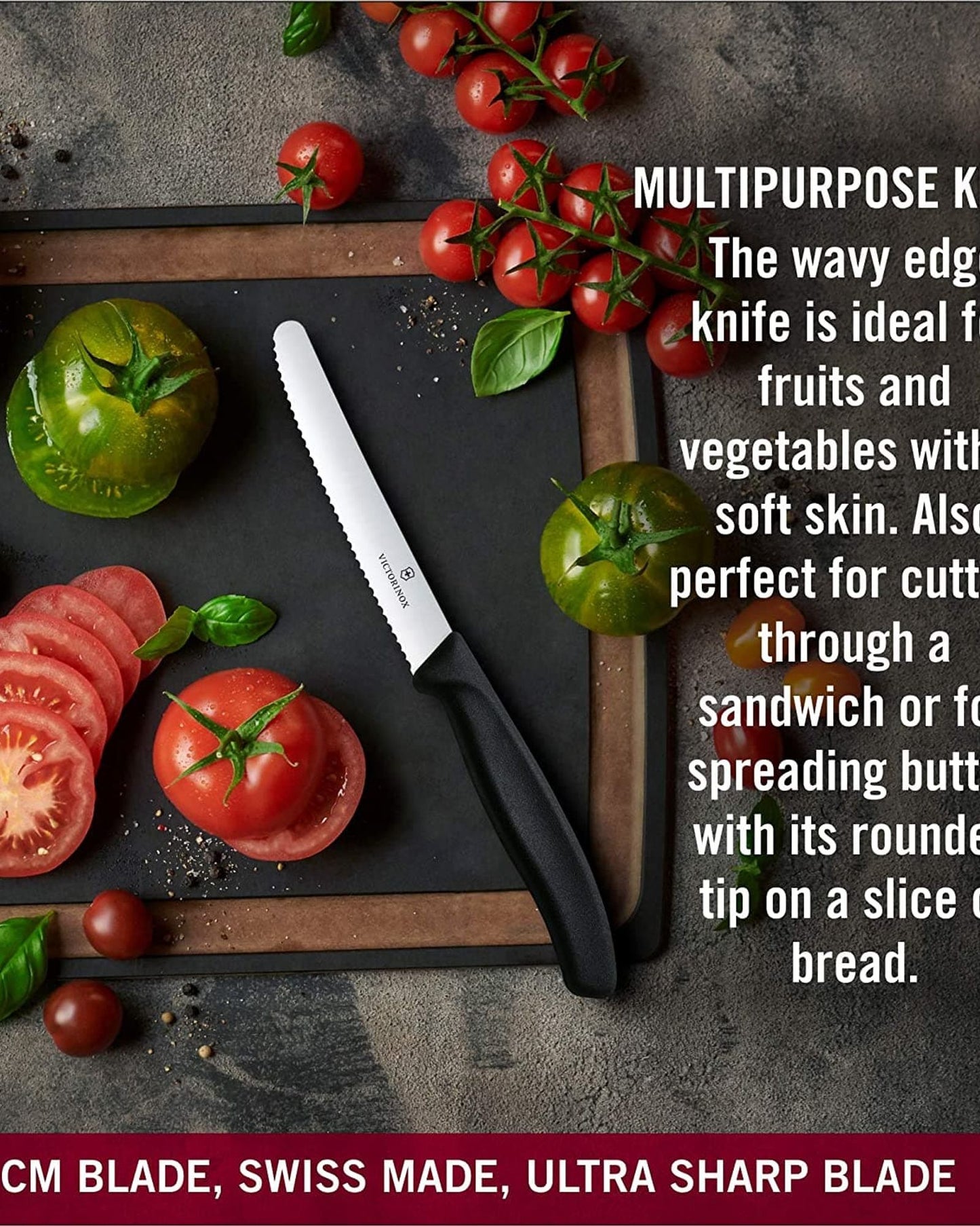 Victorinox Swiss Classic Paring Knife Set 3Pc Black