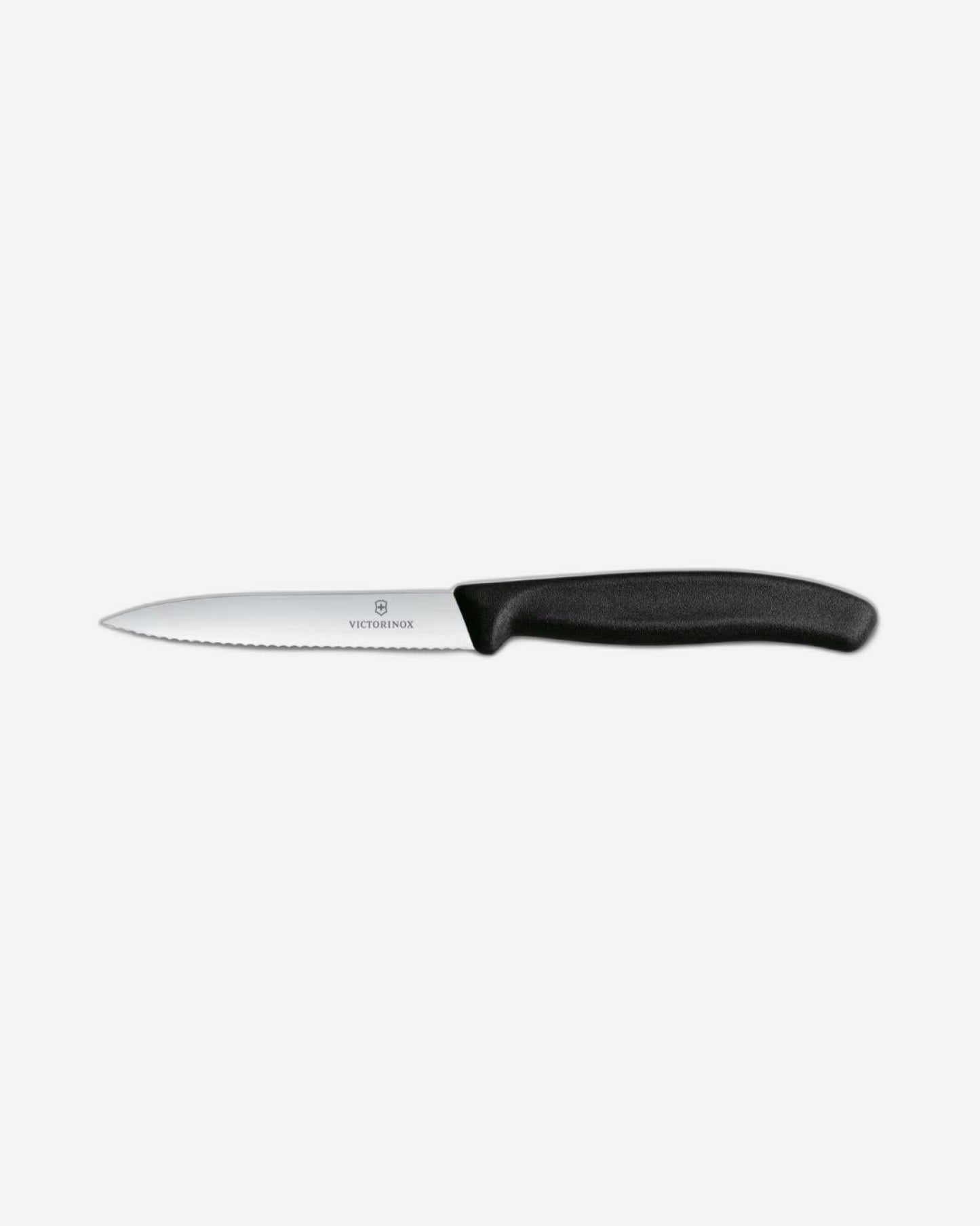 Victorinox Swiss Classic Paring Knife Wavy Black