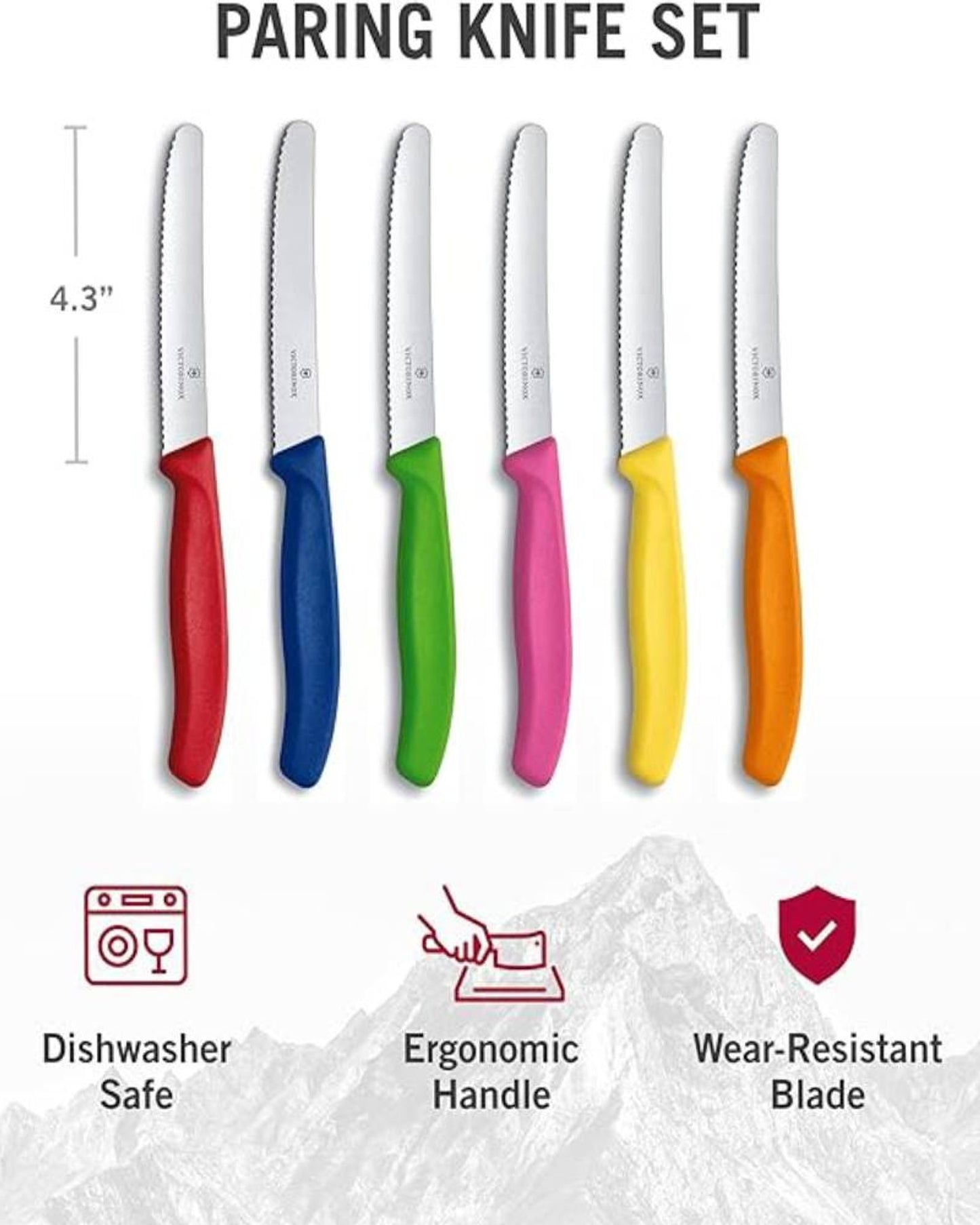 Victorinox Swiss Classic Tomato & Table Knife Set 6Pc Gift