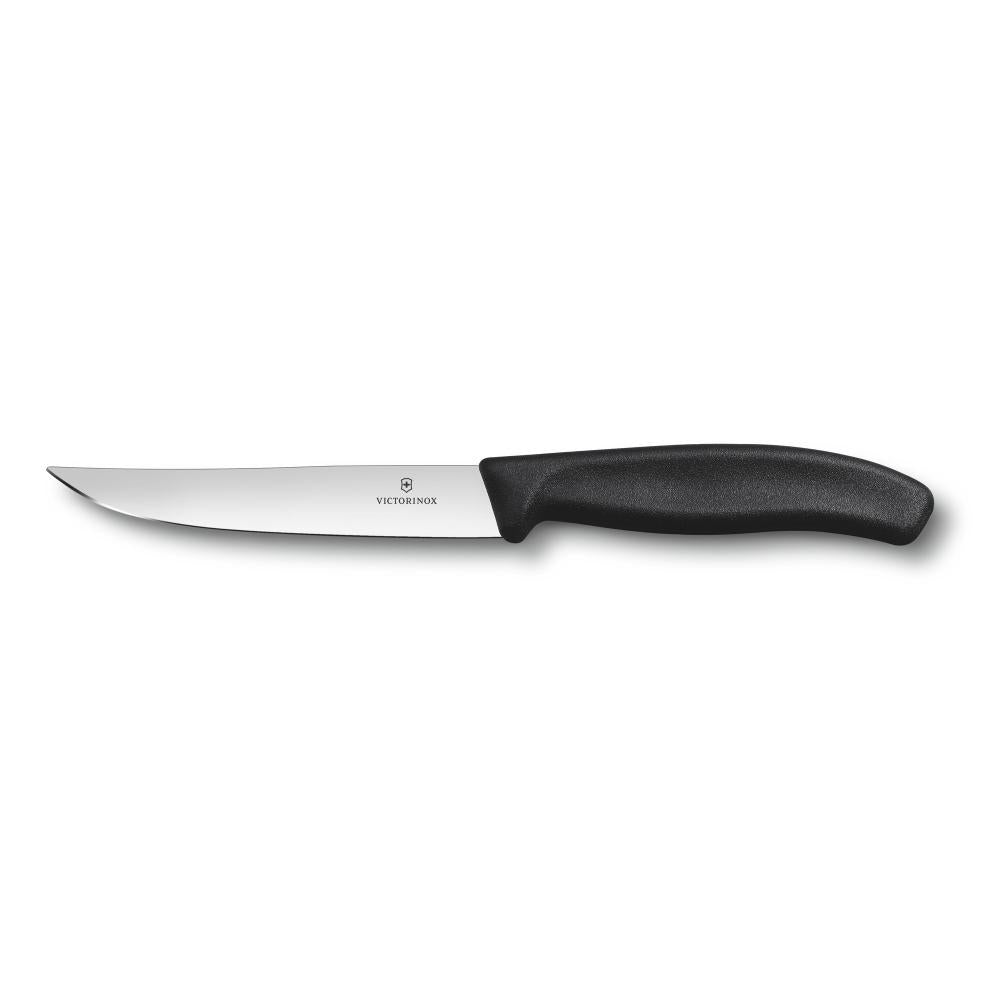 Swiss Classic Gourmet Steak Knife 12cm Straight Black - 6.7903.12