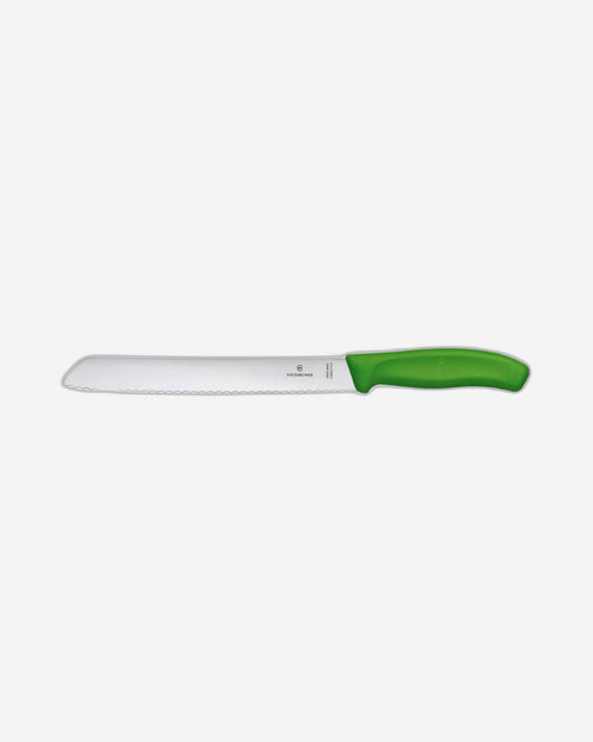 Victorinox Swiss Classic Bread Knife 21Cm Wavy Green Blister 6.8636.21L4B
