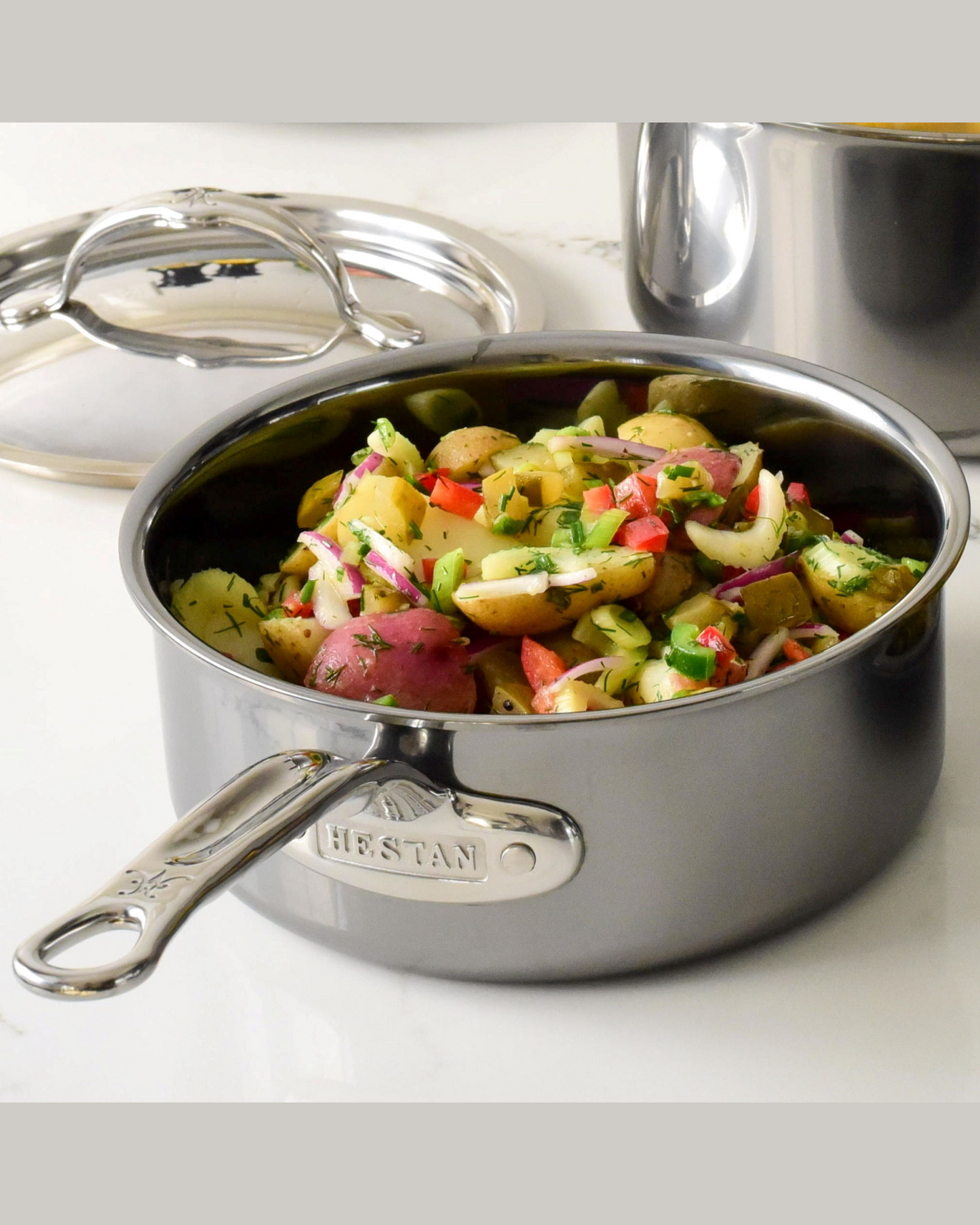 Hestan NanoBond 18cm Covered Saucepan
