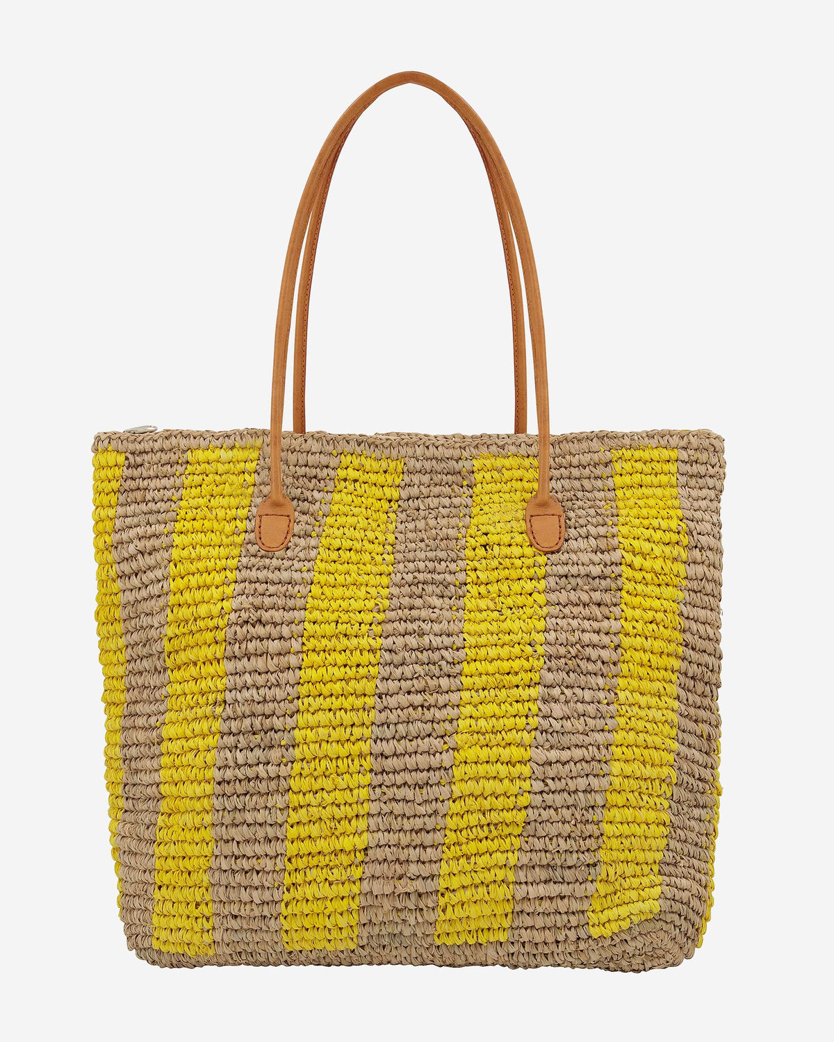 OHSun Marna Raffia Beach Tote – Vanilla
