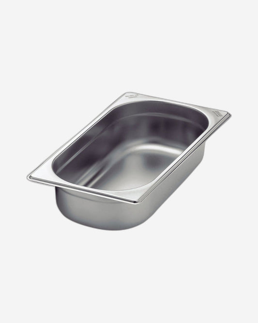 Tramontina GN 1/3 Stainless Steel Food Pan Without Handles, 40 mm Deep - Steel 304