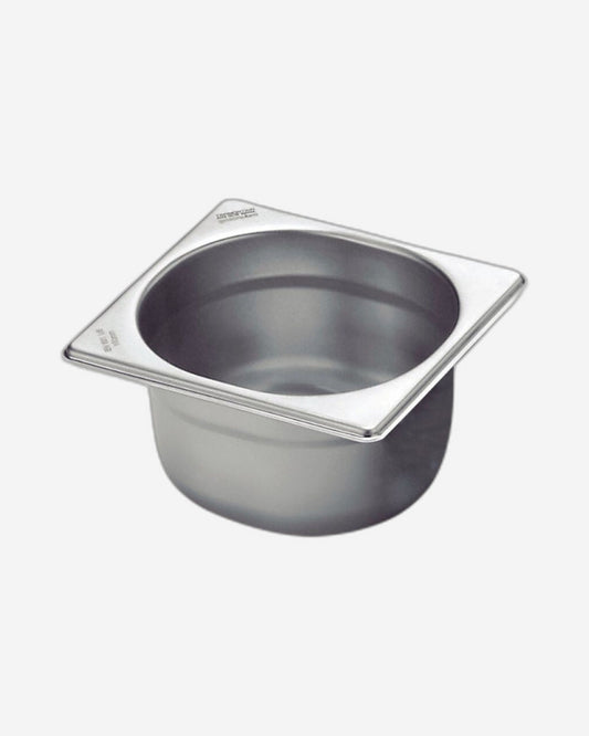 Tramontina GN 1/6 Stainless Steel Food Pan Without Handles, 100 mm Deep - Steel 304