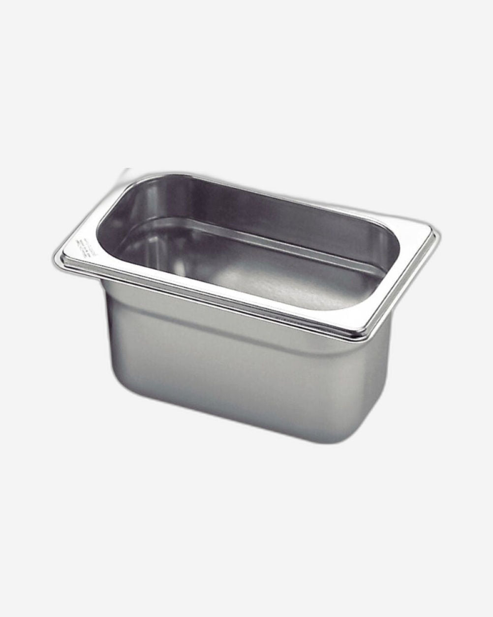 Tramontina GN 1/9 Stainless Steel Food Pan Without Handles, 100 mm Deep - Steel 304
