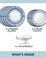 Corelle 12-Piece Dinnerware Set Portofino (1146924)