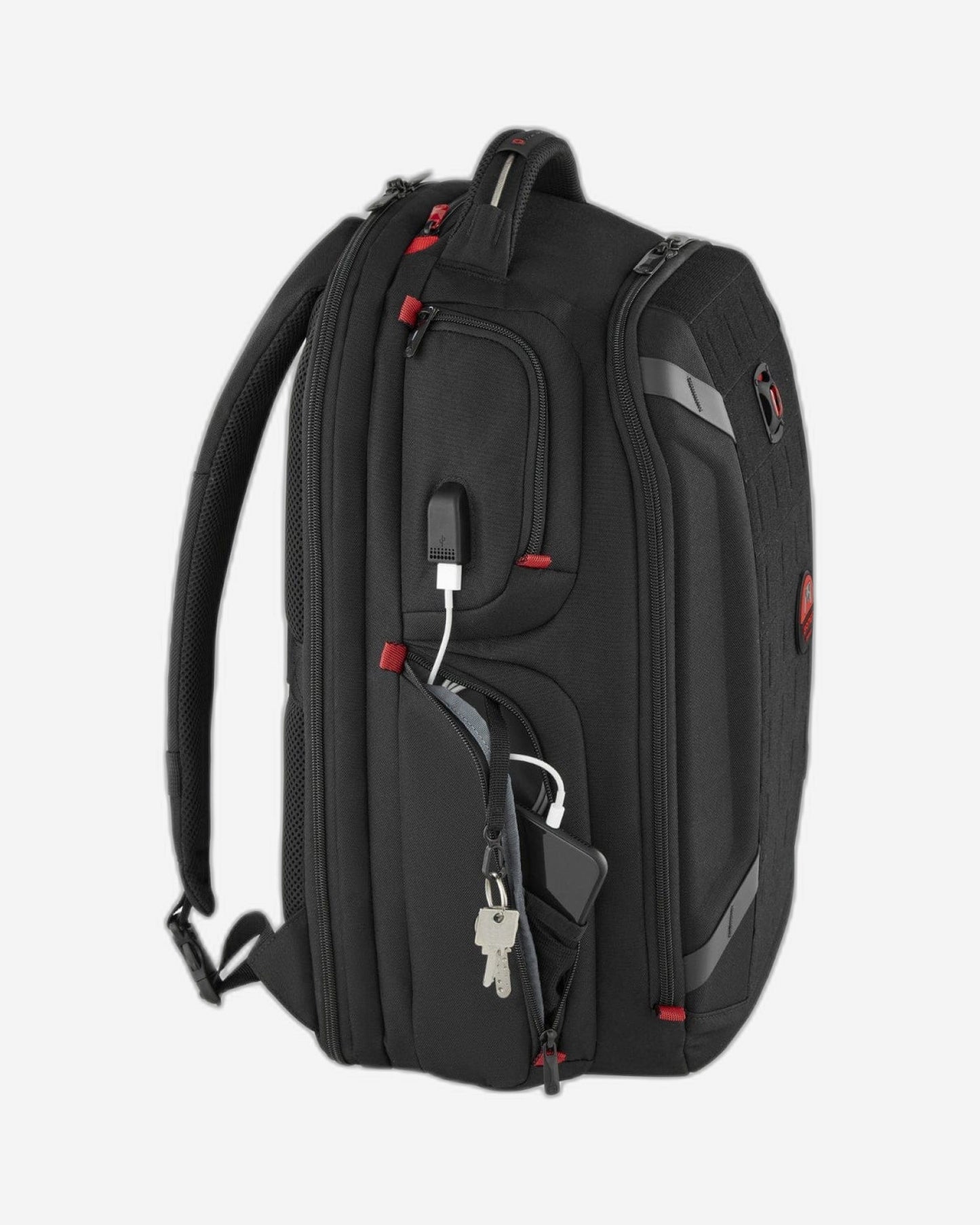 Wenger Tech PlayerOne 17.3" Gaming Laptop Backpack with Tablet Pocket Black - 611650