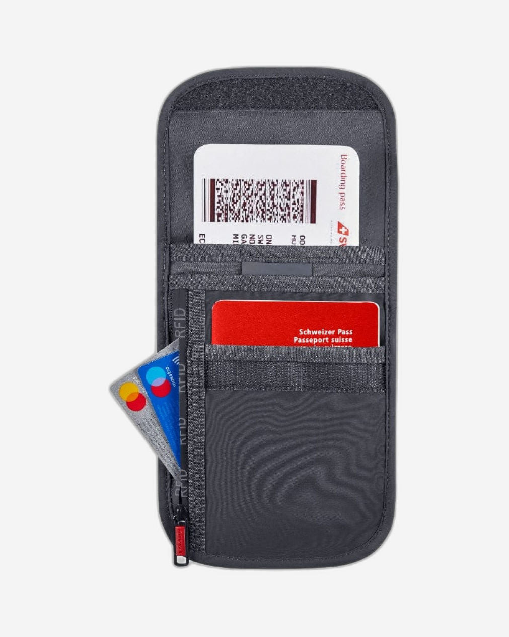 Wenger Travel Document Rfid Neck Pouch Grey - 611878