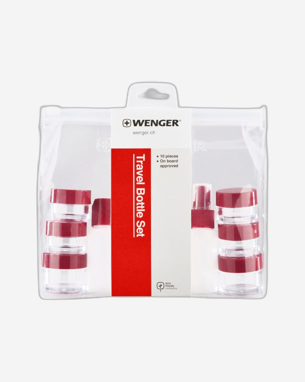 Wenger Travel-Sized Toiletry Bottle Set Clear - 611888