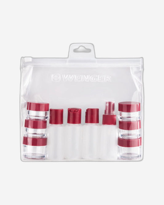 Wenger Travel-Sized Toiletry Bottle Set Clear - 611888