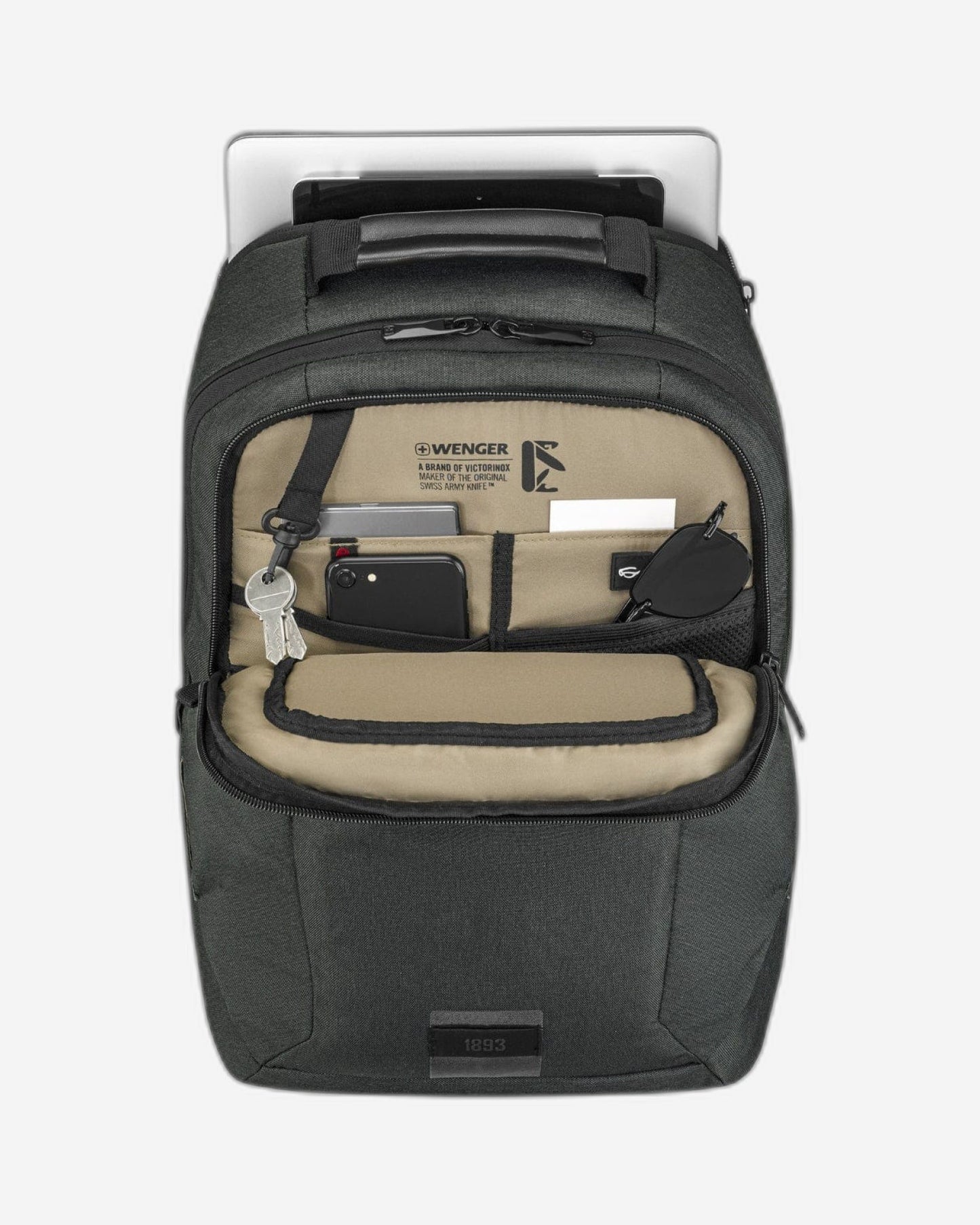 Wenger Mx Eco Professional 16 Laptop Backpack with Tablet Pocket Charcoal - 612261