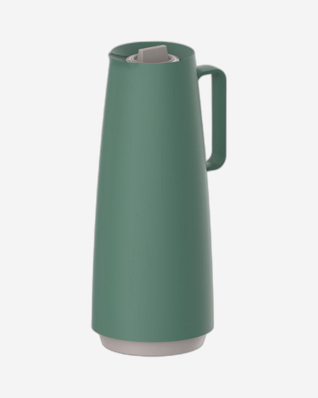 Tramontina Exata Green Plastic Thermal Flask With Glass Liner, 1 L