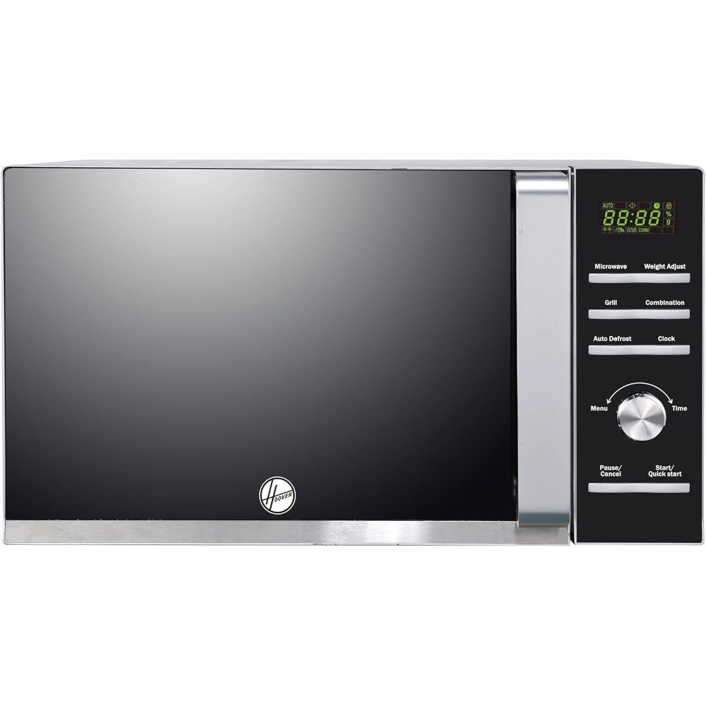 Hoover 25L Digital Microwave with Grill Oven - HMW-M25G-S, 900W Power, Defrost, Grill Function, Digital Button Control, Black