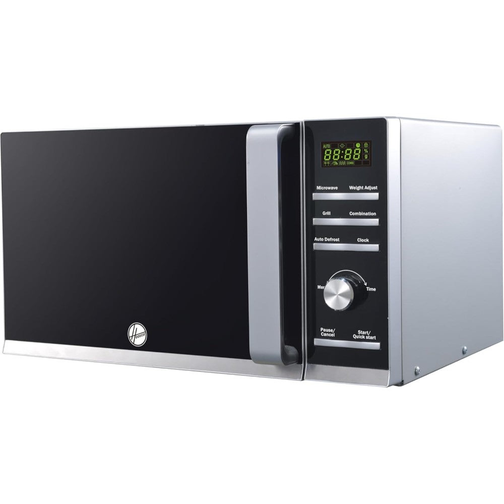 Hoover 25L Digital Microwave with Grill Oven - HMW-M25G-S, 900W Power, Defrost, Grill Function, Digital Button Control, Black