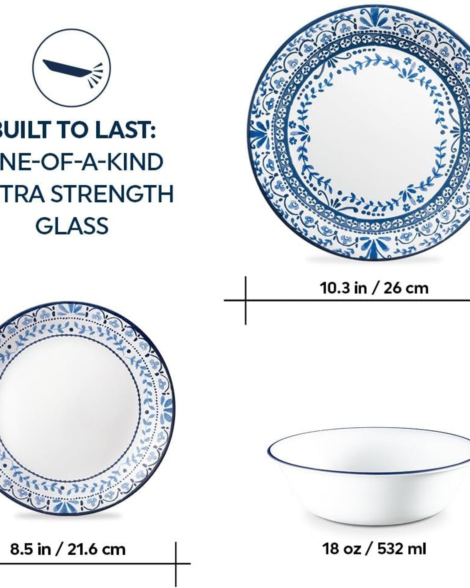 Corelle 12-Piece Dinnerware Set Portofino (1146924)