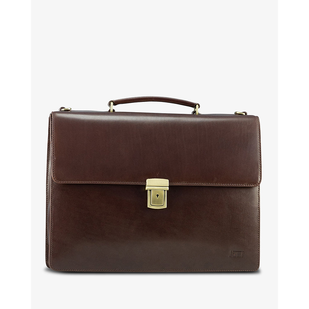 Jost Skagen 2 Compartment Leather Business Briefcase Bag