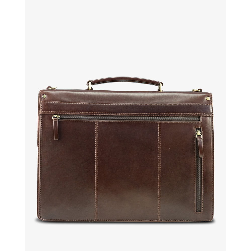 Jost Skagen 2 Compartment Leather Business Briefcase Bag