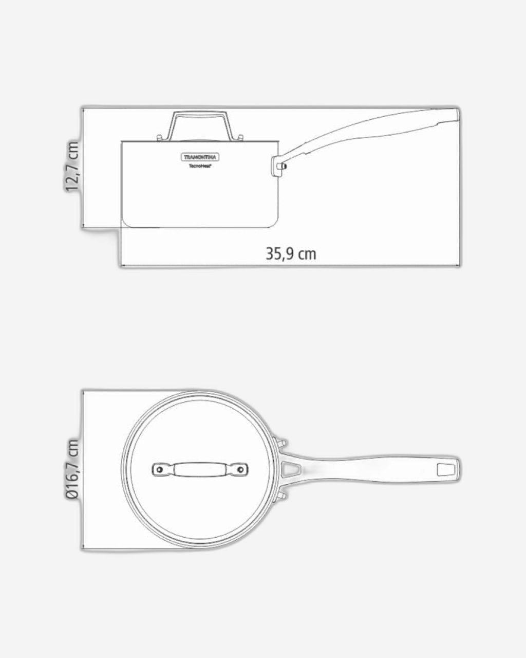 Tramontina Grano Saucepan 1.7L