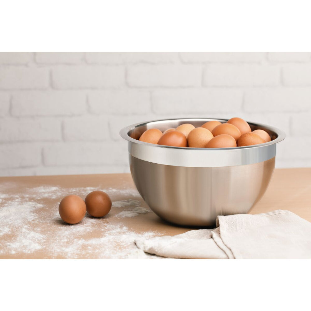Tramontina Grano 26 cm 2.2 L Shallow Stainless Steel Frying Pan With Tri-Ply Body And Long Handle