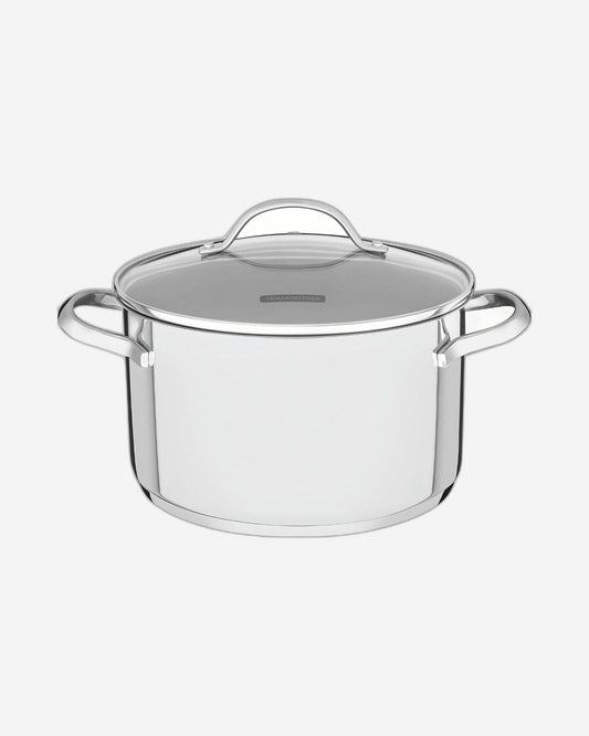 Tramontina Brazil  Una 16cm 1.8L Stainless Steel Deep Casserole with Tri-ply Bottom