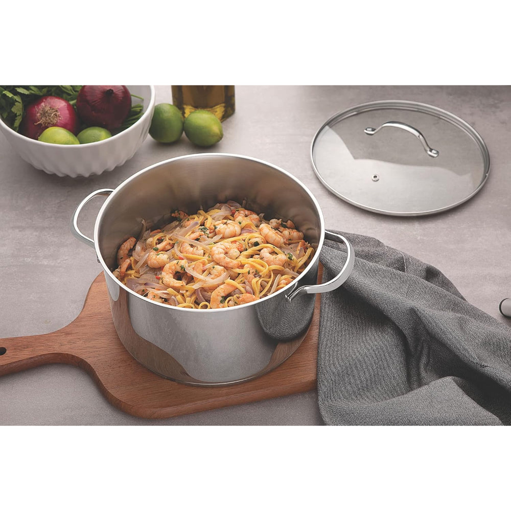 Tramontina Brazil  Una 16cm 2.2L Stainless Steel Stock Pot with Tri-ply Bottom
