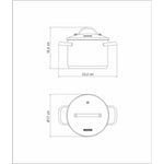 Tramontina Una Stock Pot 2.2L