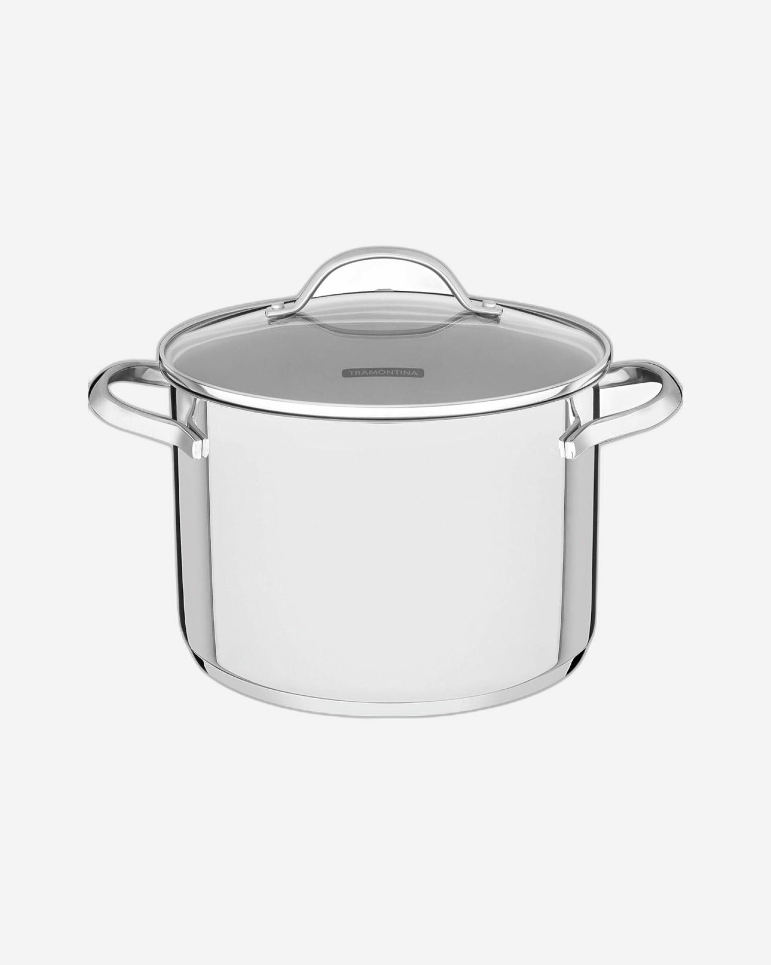 Tramontina Brazil  Una 24cm 7.7L Stainless Steel Stock Pot with Tri-ply Bottom