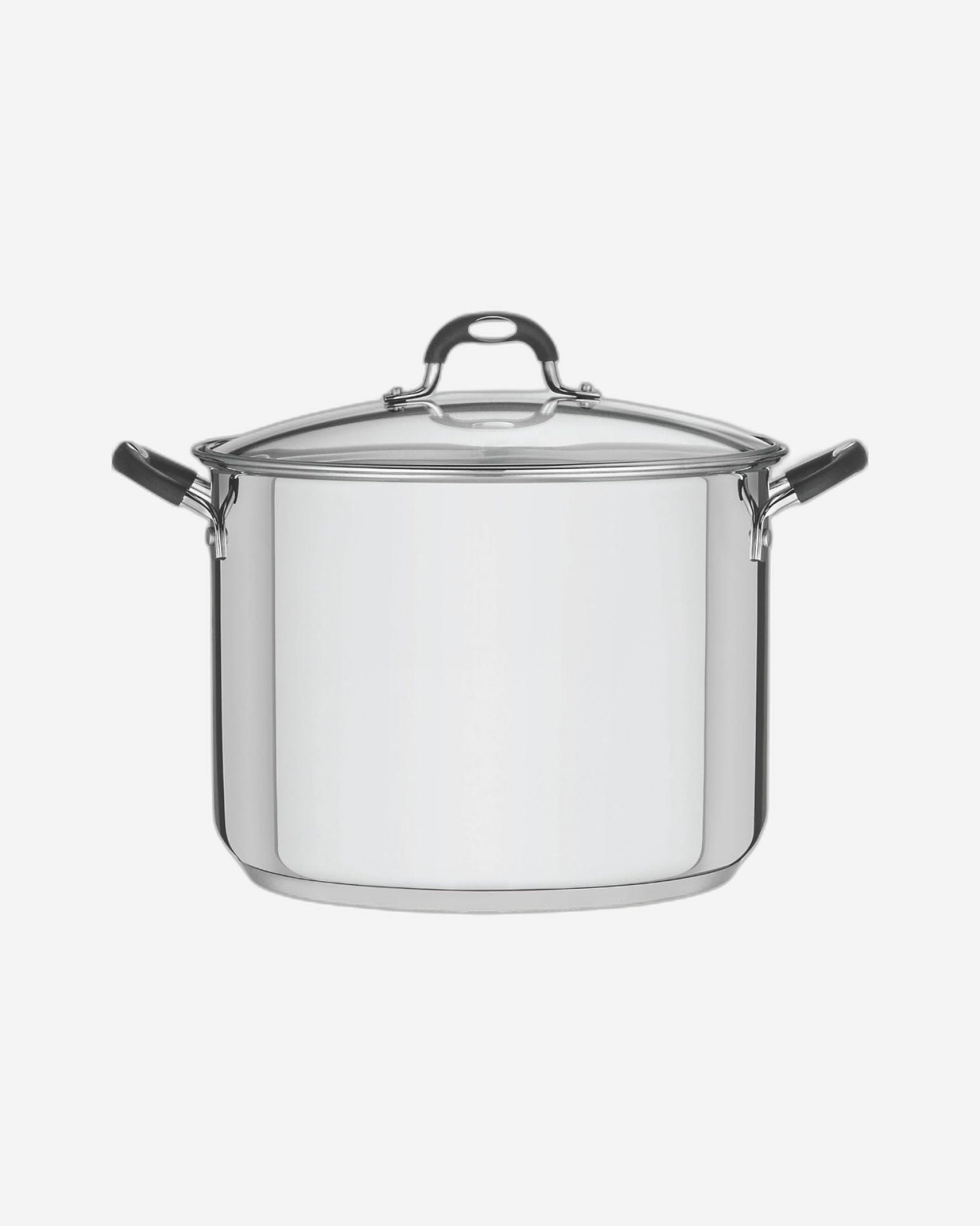 Tramontina Brazil  Solar Silicon 30cm 15.4L Stainless Steel Stock Pot with Tri-ply Bottom