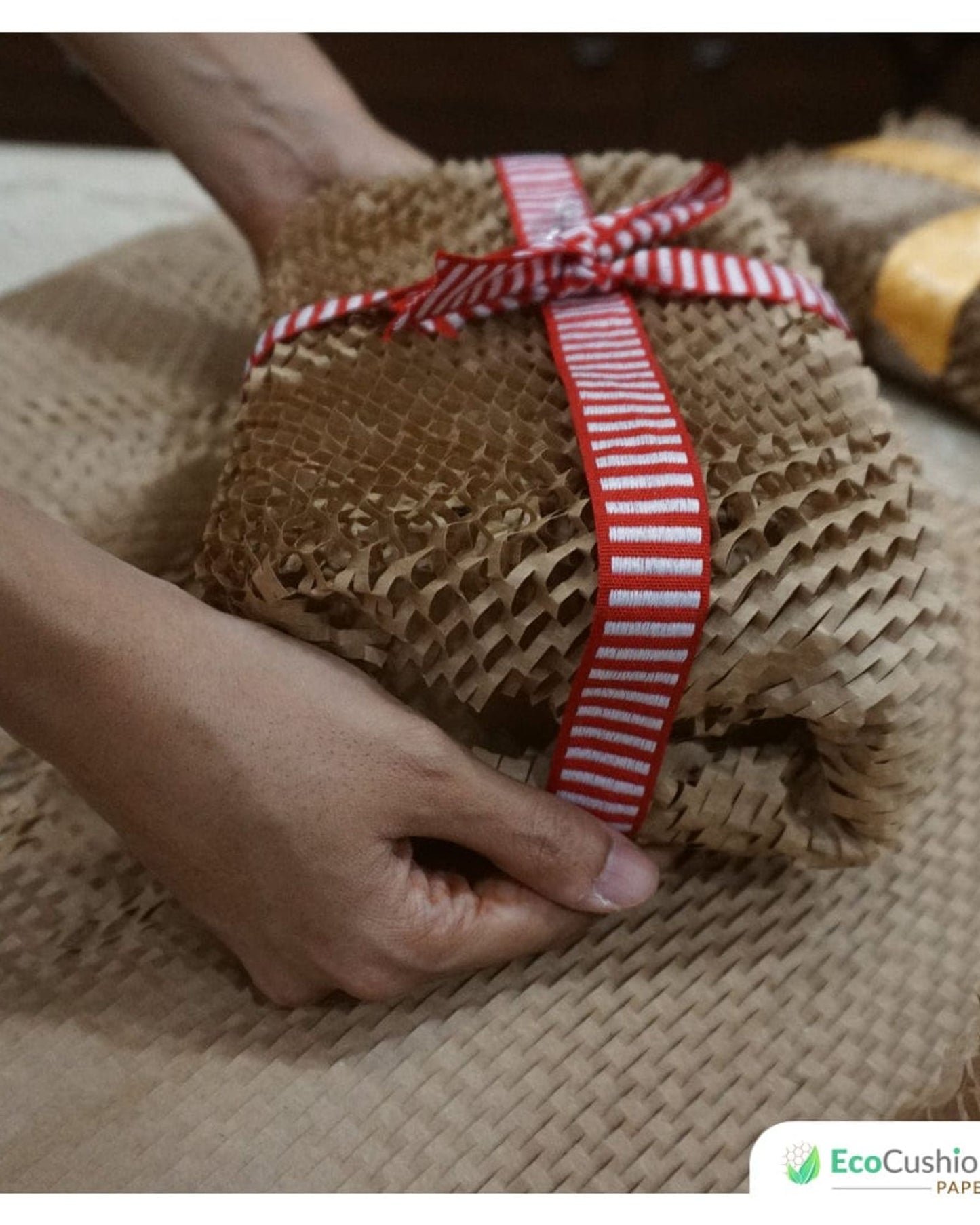 EcoCushion Wrap Paper Roll| 50M x 15" Roll | Expandable upto 75M