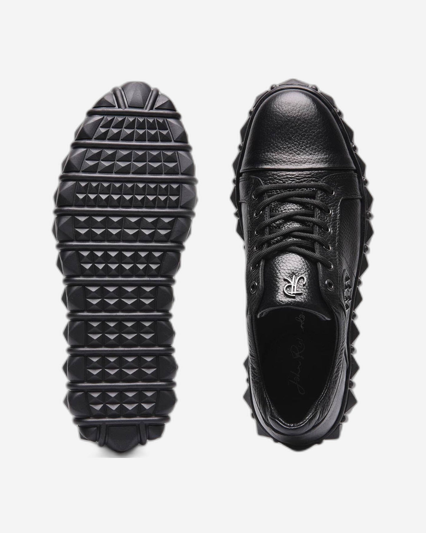 John Richardo Mens Sneakers Black - 17124-1