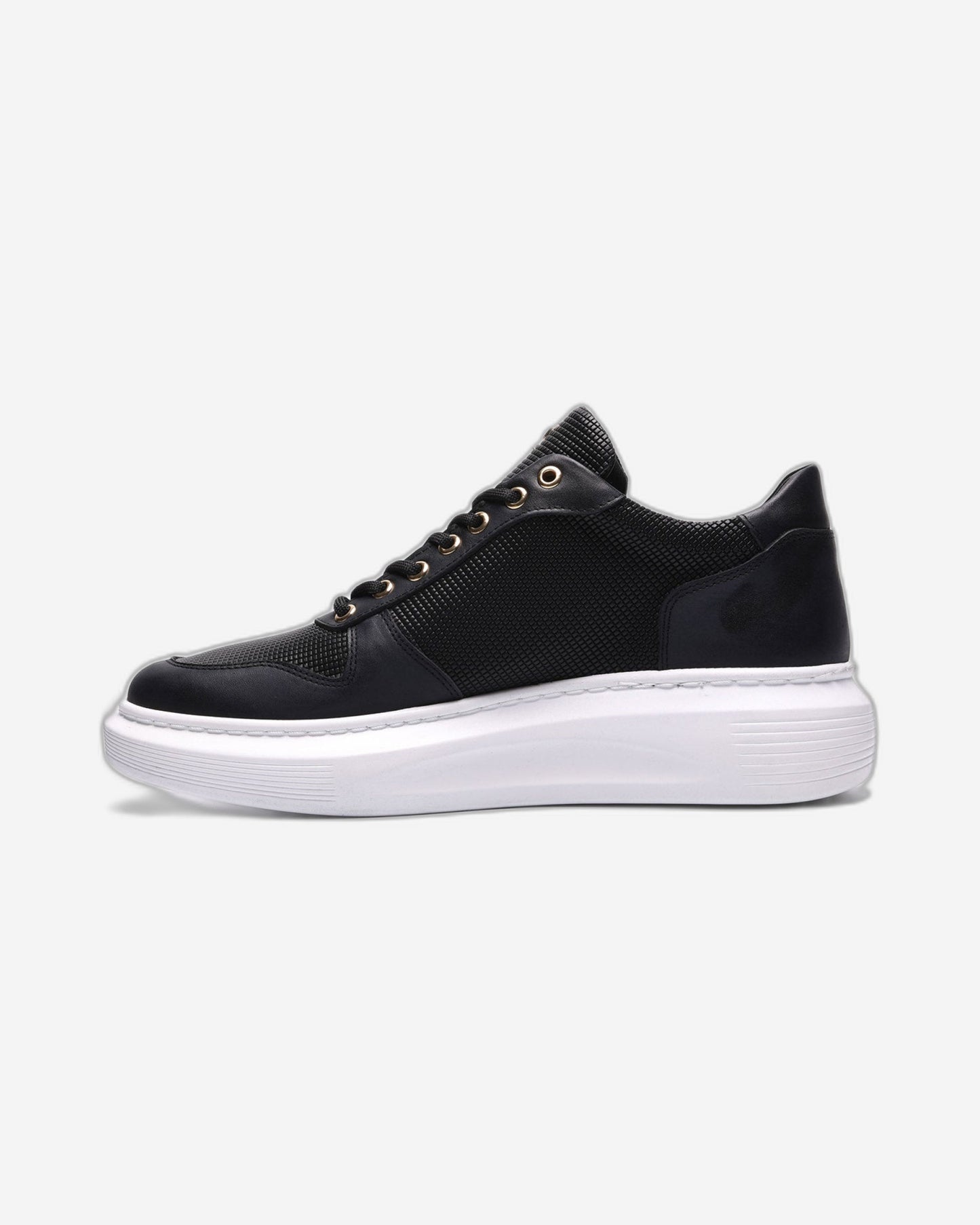 John Richardo Mens Sneakers Black - 17256-1
