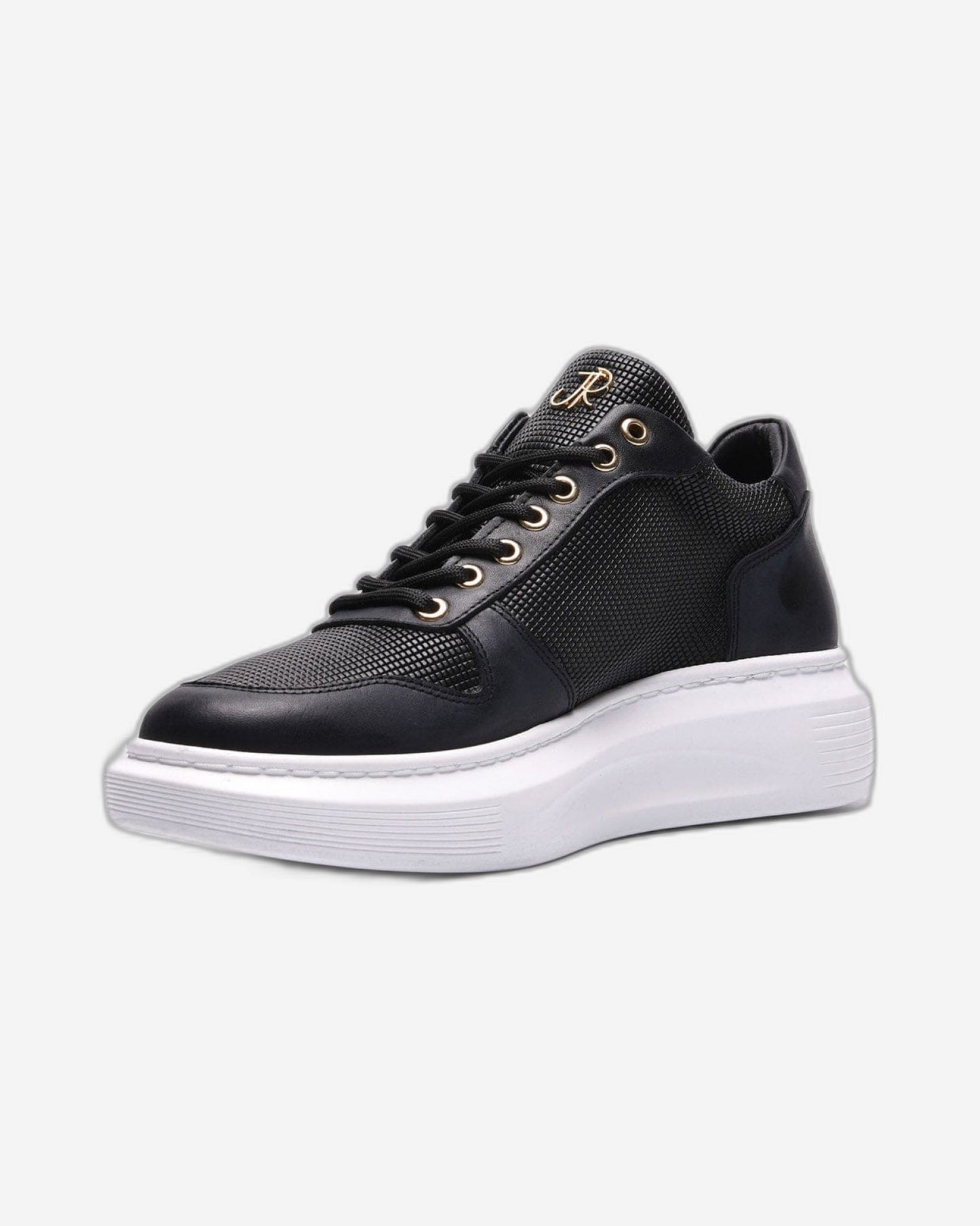 John Richardo Mens Sneakers Black - 17256-1