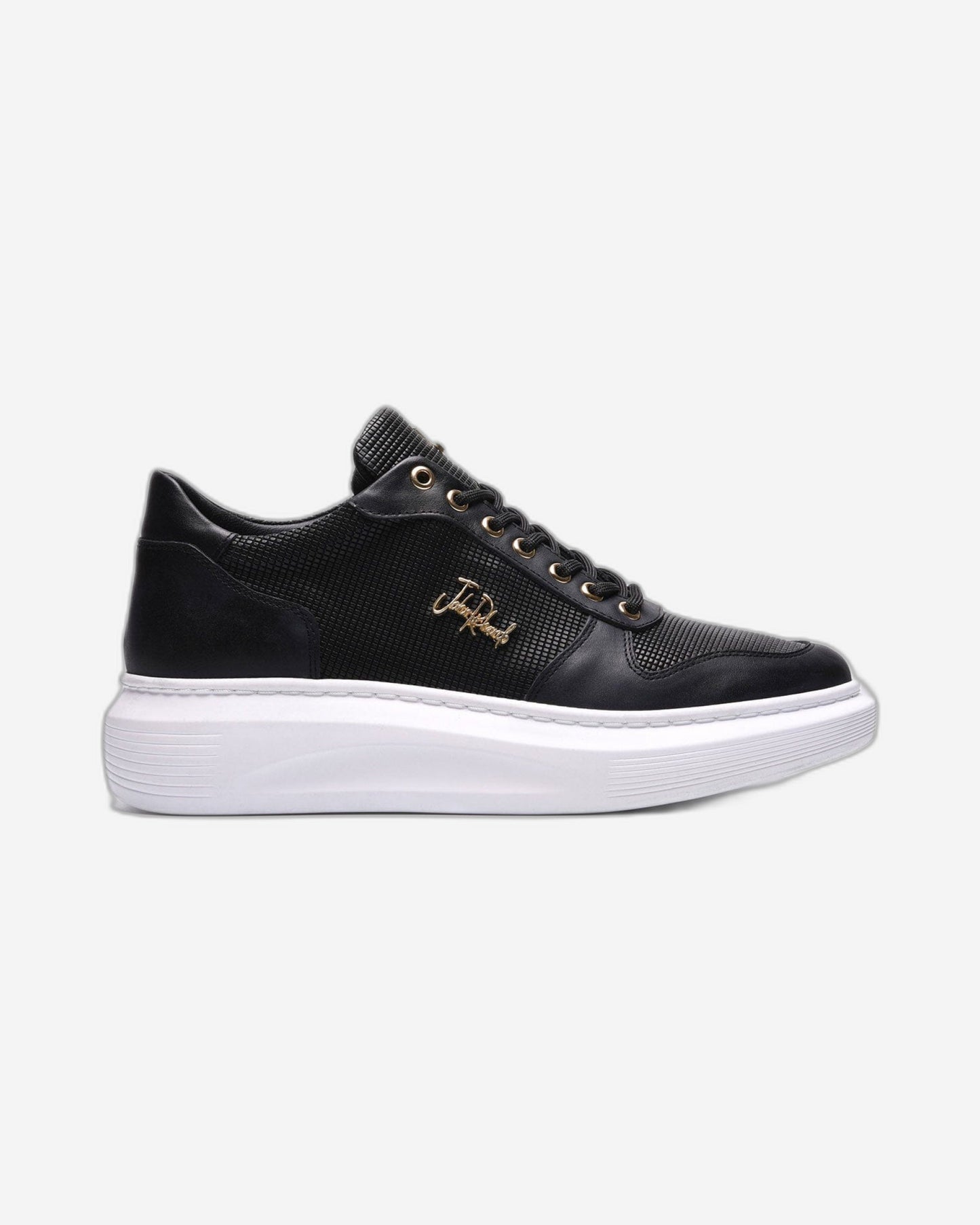 John Richardo Mens Sneakers Black - 17256-1