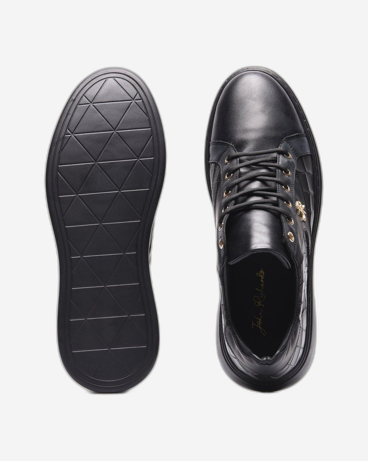 JOHN RICHARDO Mens Sneakers Black - 17188-1