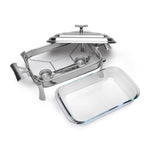 Global Tableware Aludra Rectangle Warmer Ss 2L