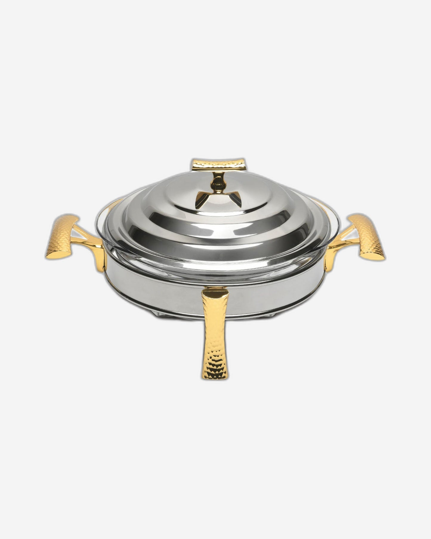 Global Tableware Aludra Round Warmer Ss/Gld 2L