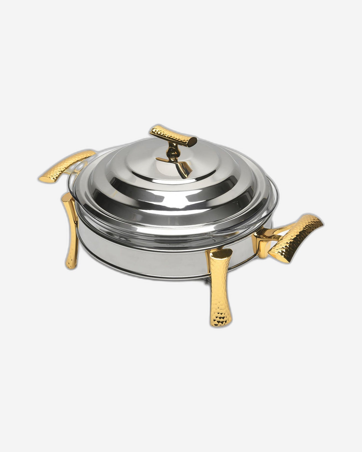 Global Tableware Aludra Round Warmer Ss/Gld 2L