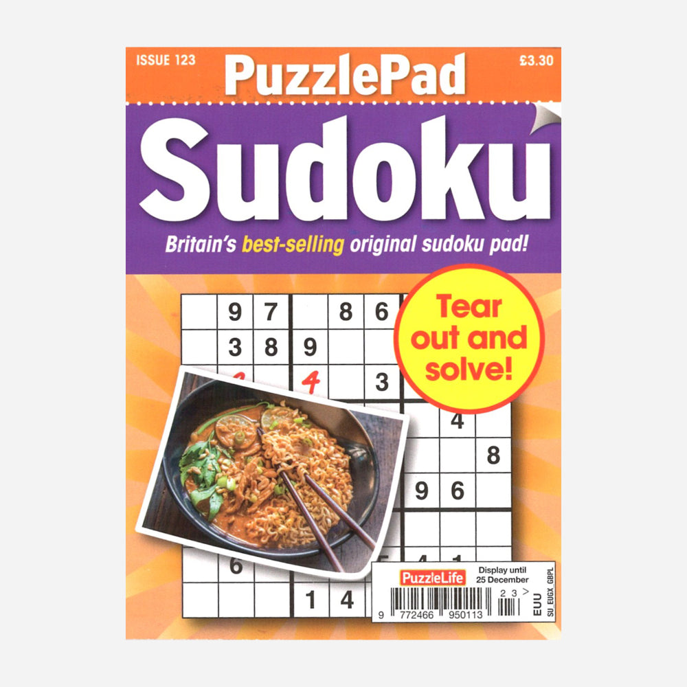 Puzzlelife Pad Sudoku Issue No.123
