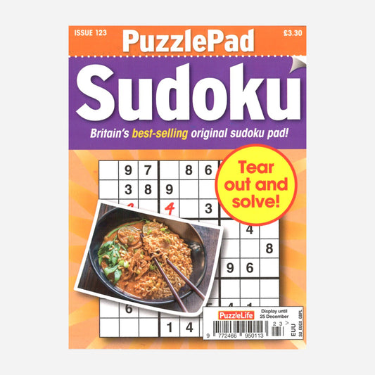 Puzzlelife Pad Sudoku Issue No.123