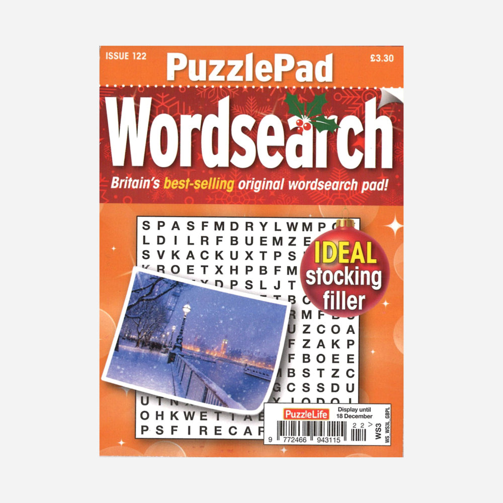 Puzzlelife Pad Wordsearch Issue No.122