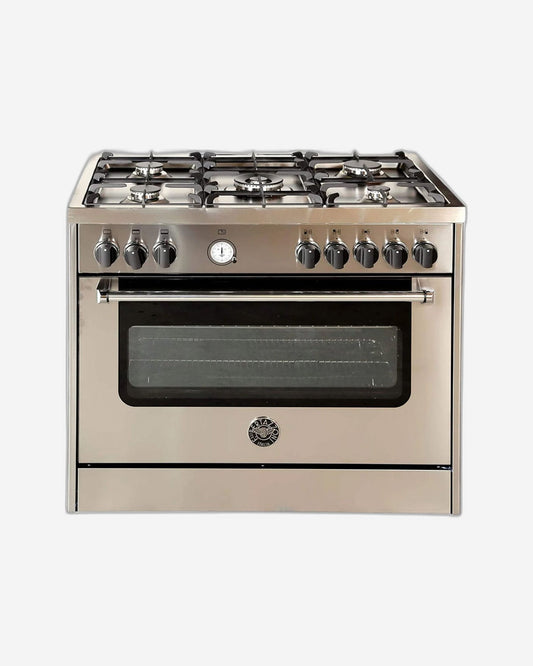 Bertazzoni Full Gas Range Cooker 90x60, Stainless Steel
