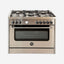 Bertazzoni Full Gas Range Cooker 90x60, Stainless Steel