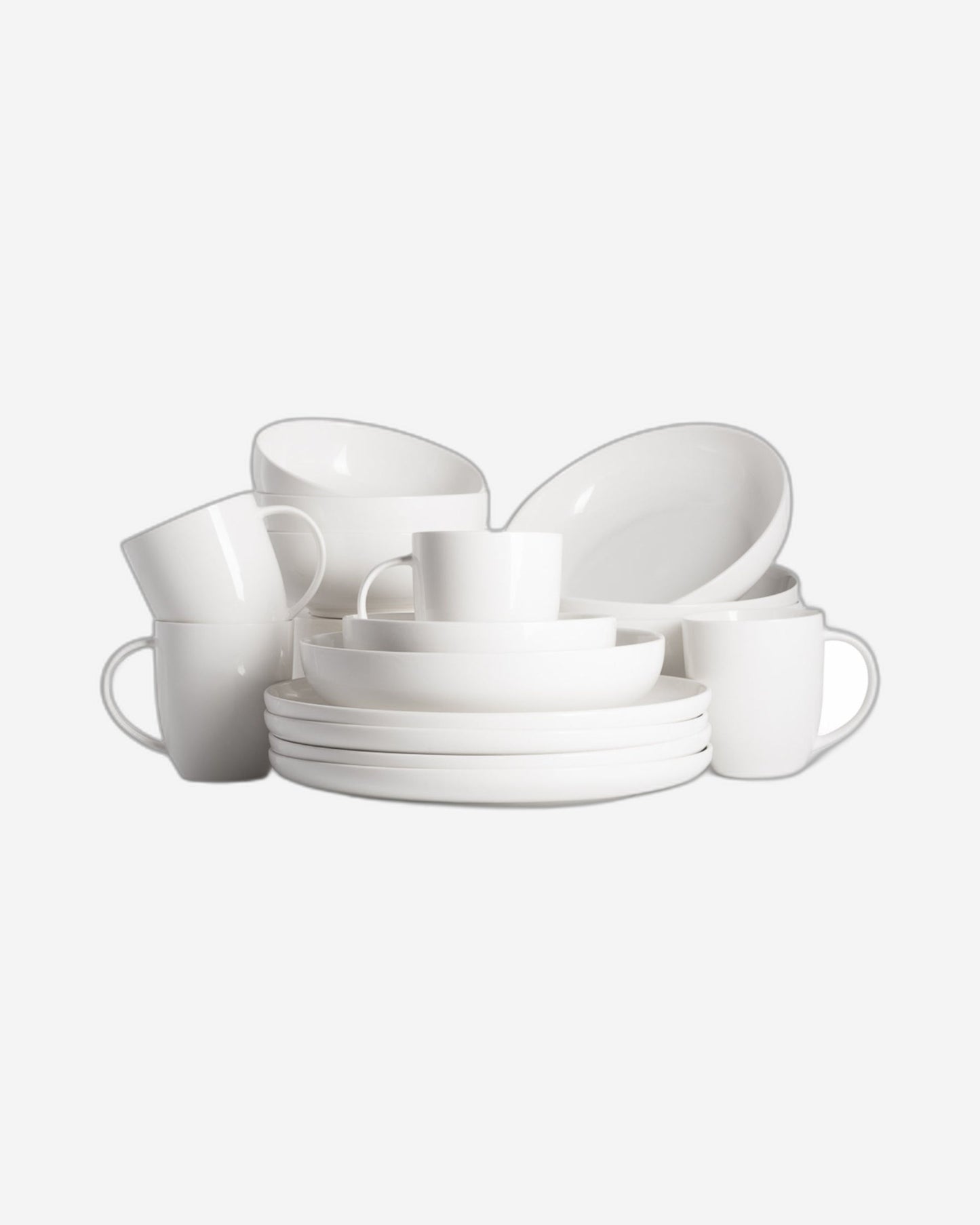 Fissman Tableware Horeca Porcelain 16Pc