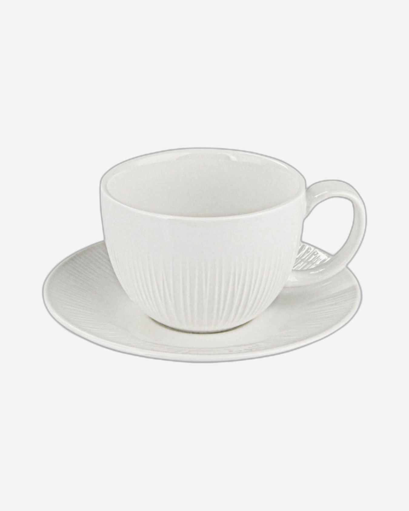 Fissman Cup & Saucer Bellagio White 2Pc 200ml