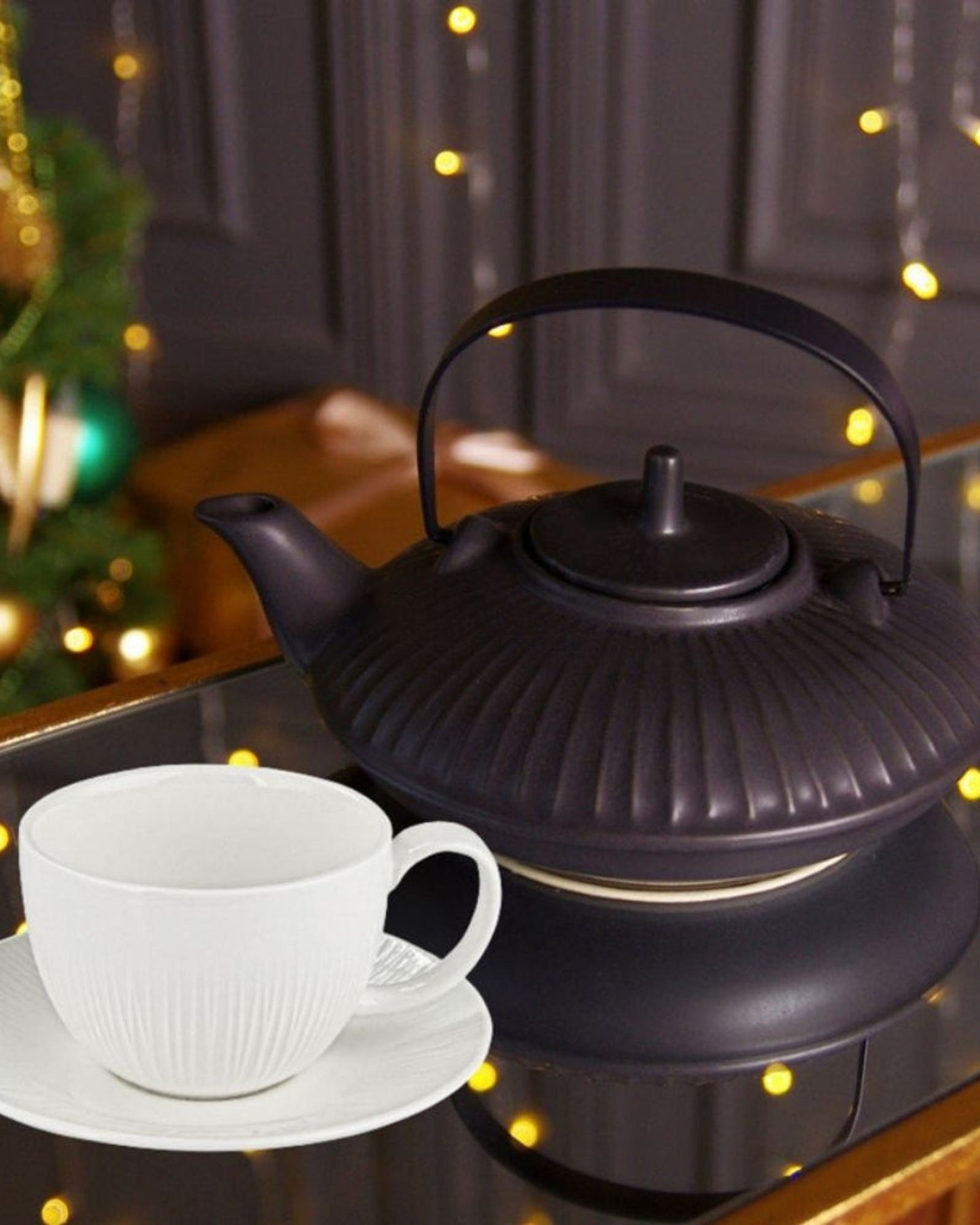 Fissman Cup & Saucer Bellagio White 2Pc 200ml